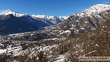 Veduta dell'alta Val Pellice, in direzione sud-ovest